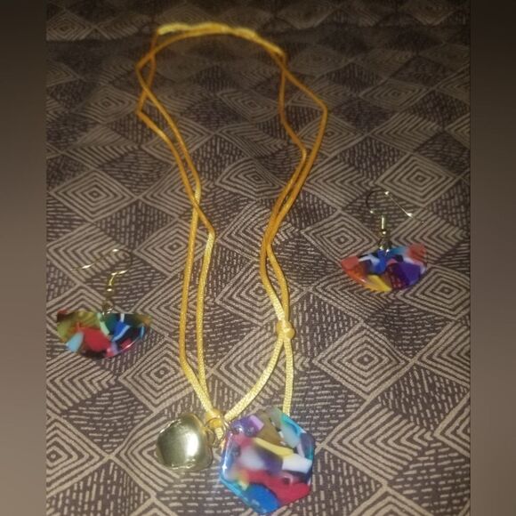 Handmade charm necklace/choker set - Picture 1 of 16